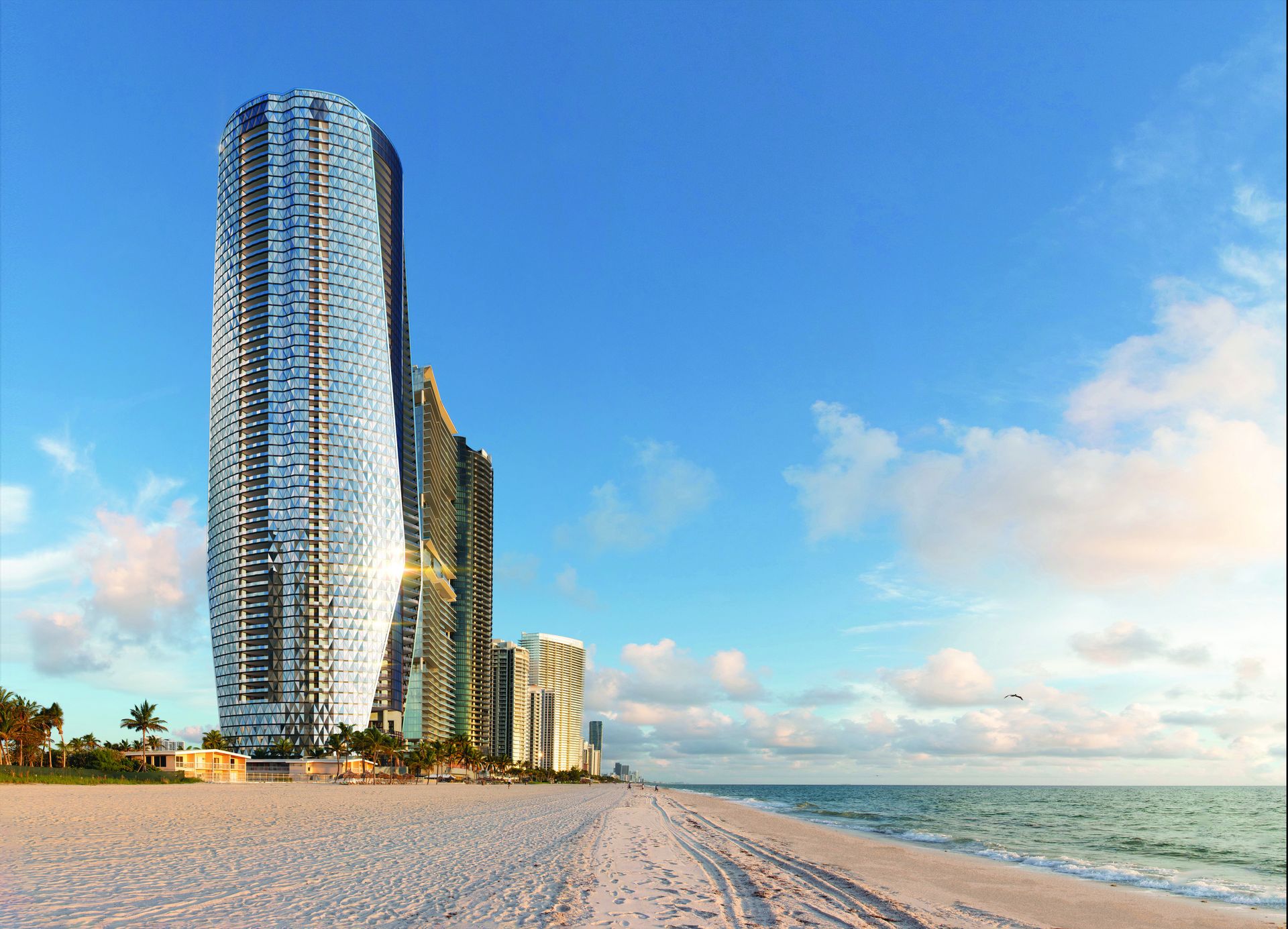 Bentley Residences from the Beach — Bentley Residences Miami