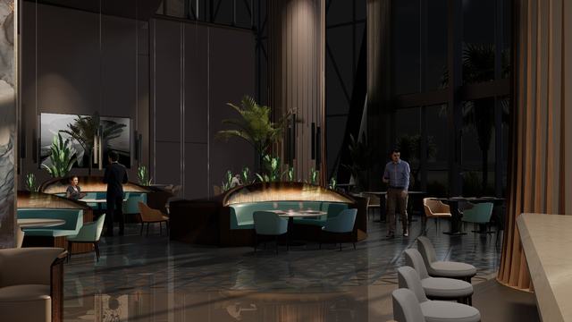 Lobby Bar & Restaurant — Bentley Residences Miami