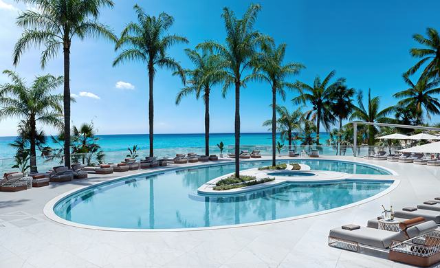 Resort Pool Deck — Day — Bentley Residences Miami