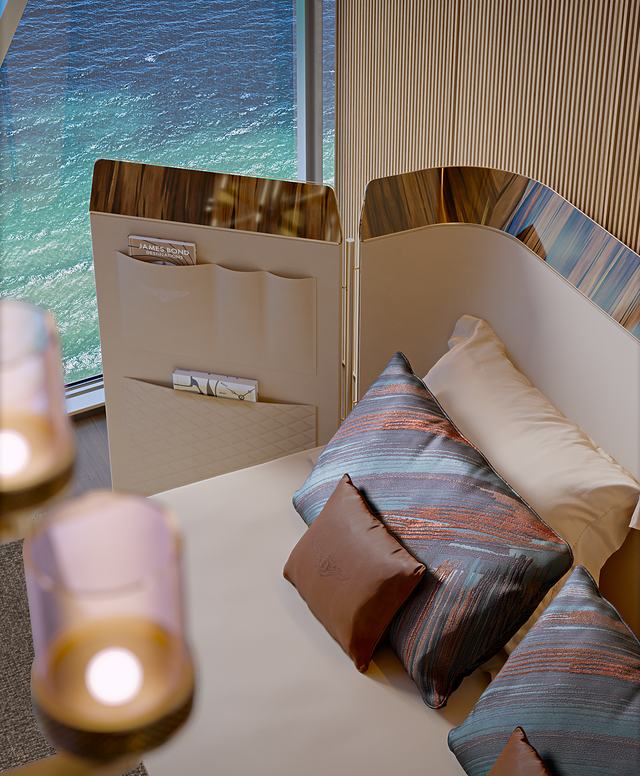 Penthouse — Bedroom & Study Corner — Bentley Residences Miami