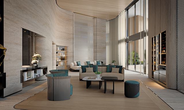Penthouse — Study — Bentley Residences Miami